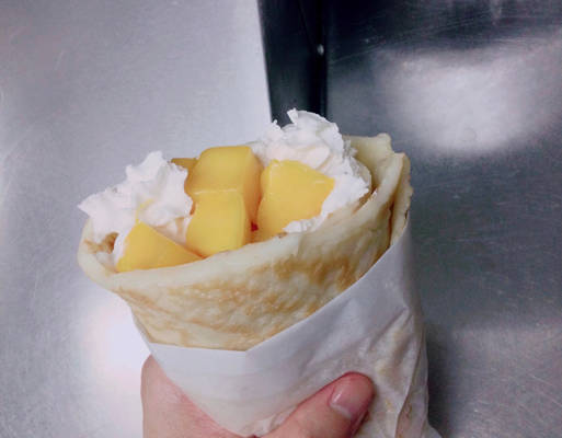 That crepe truck we ran together was pretty fun