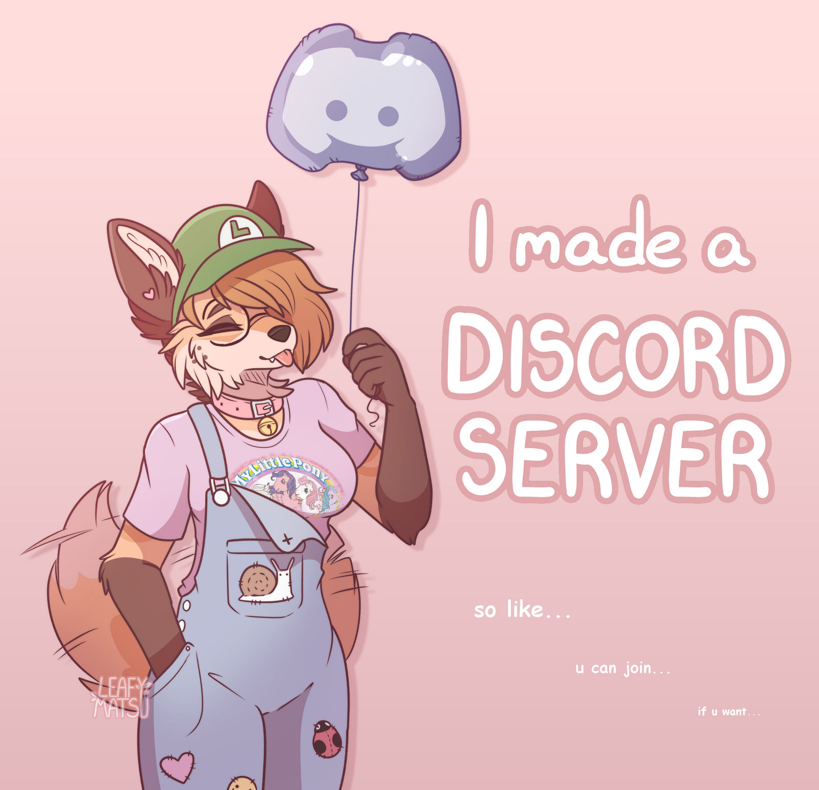 i made a discord server by LeafyWolf on DeviantArt