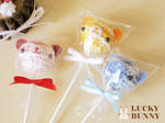 Amigurumi Bear Lollipops by luckybunny0254
