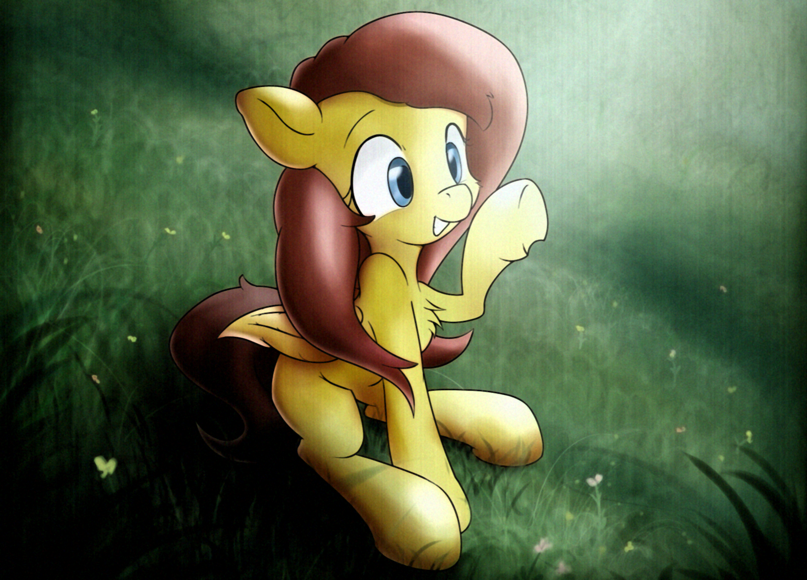 grass fluttershy