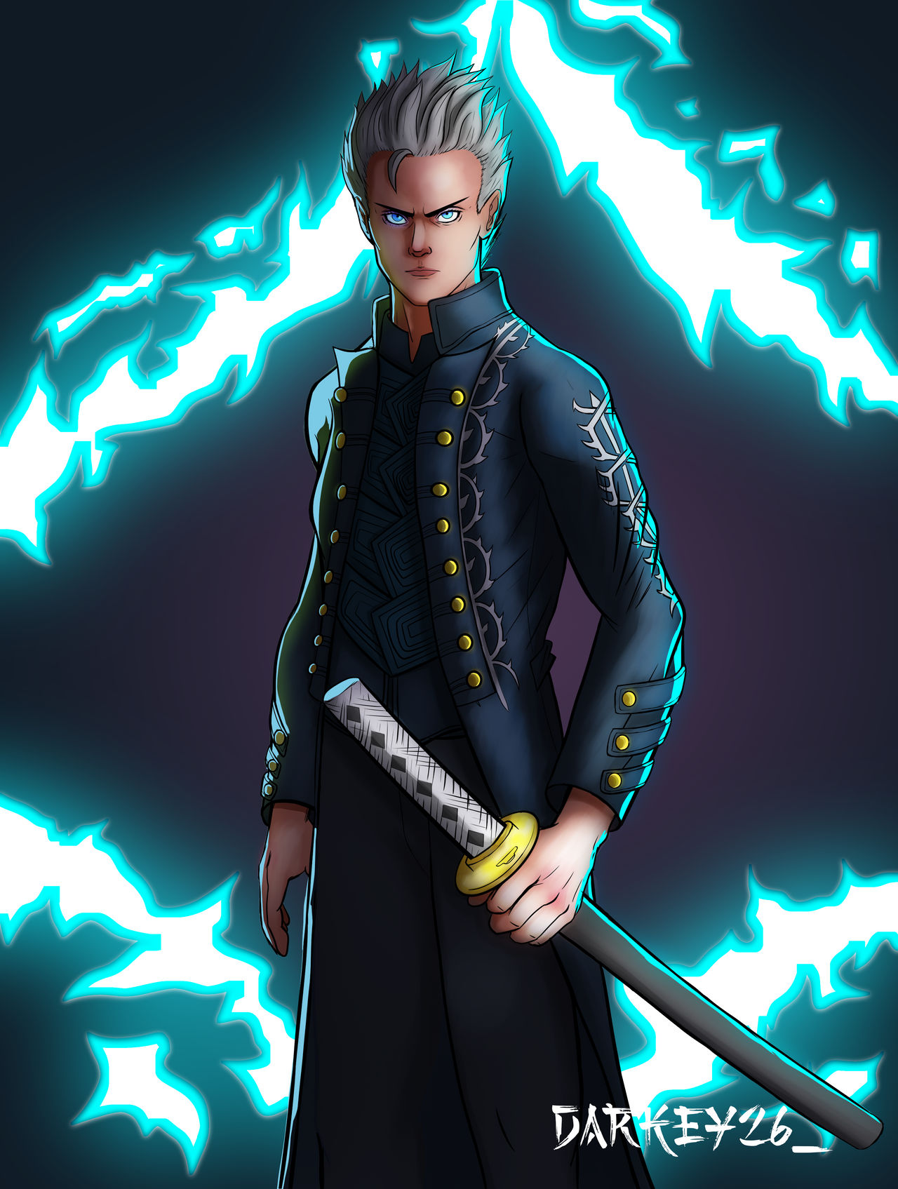 Vergil [ Devil May Cry 5:SE fanart ] by ExCharny on DeviantArt