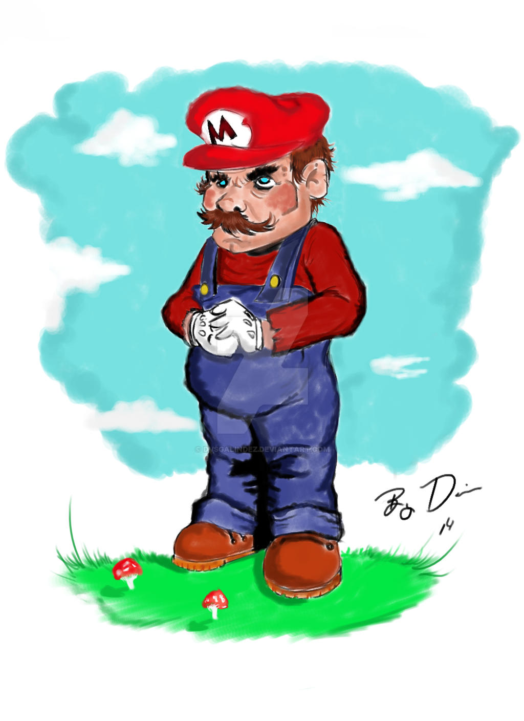 Mario Fan Art by Dvsgalindez on DeviantArt