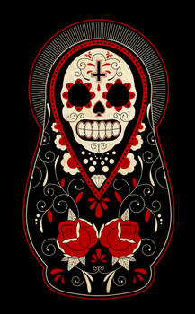 Day of the Dead Russian Dolls