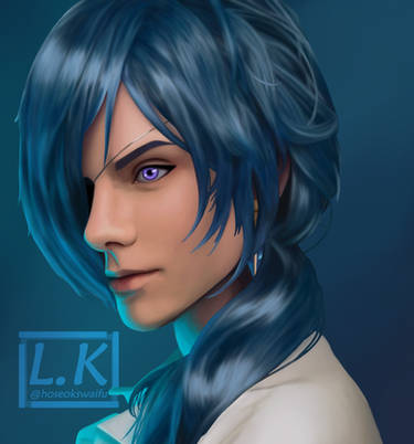 Emo boy with blue hair by DrawingDark00 on DeviantArt
