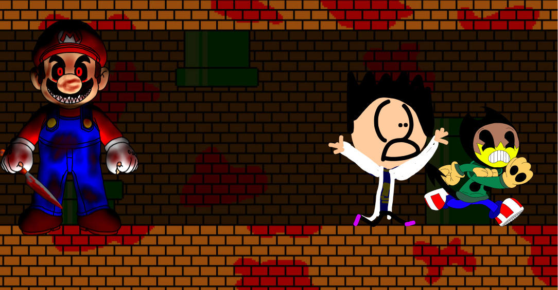 Rainbow Friends And Mario Vs Mario Exe (Collab) by monsterschool2009 on ...