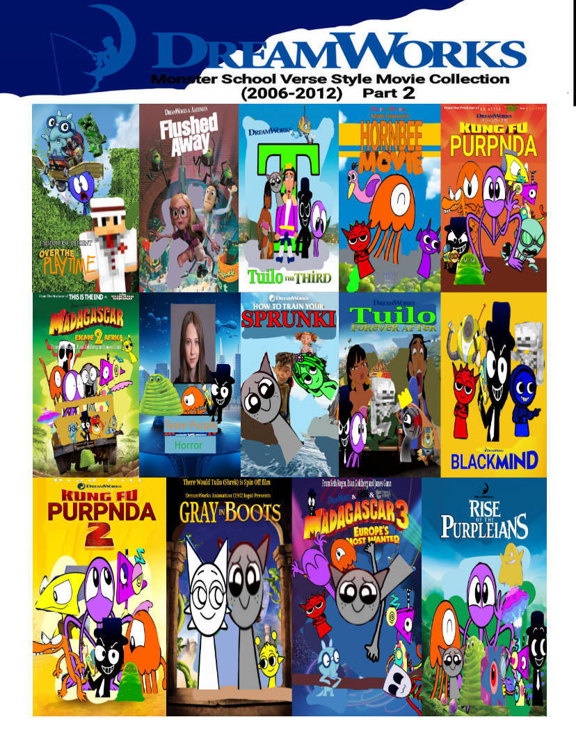 Dreamworks Style. Deviantart DreamWorks in MSV Style Movie Collection Part 2! by monsterschool2009 ...