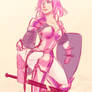 Pink knight Sketch