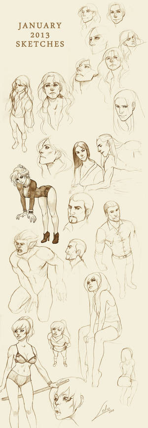 January 2013 Sketches