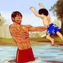 Come with daddy!