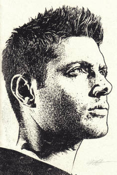 Jensen Ackles India Ink