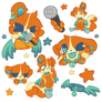 Bonkers doodle sheet fanart gift owo