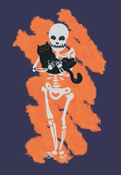 spooky cat lover