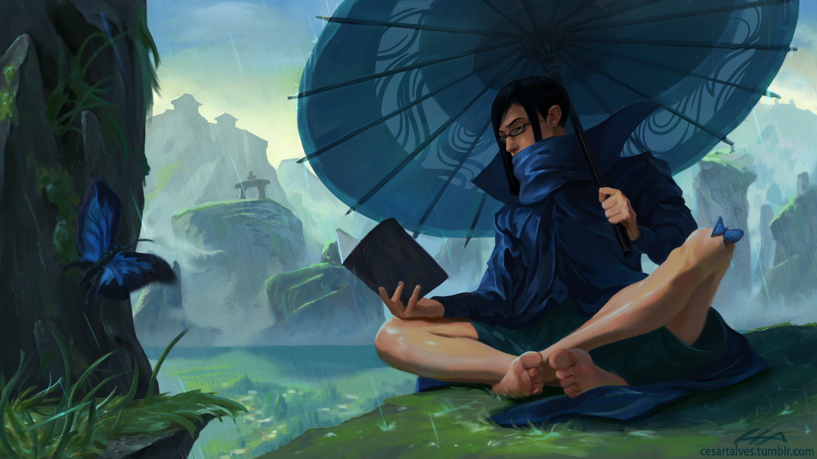 Serene Rain by gordo258