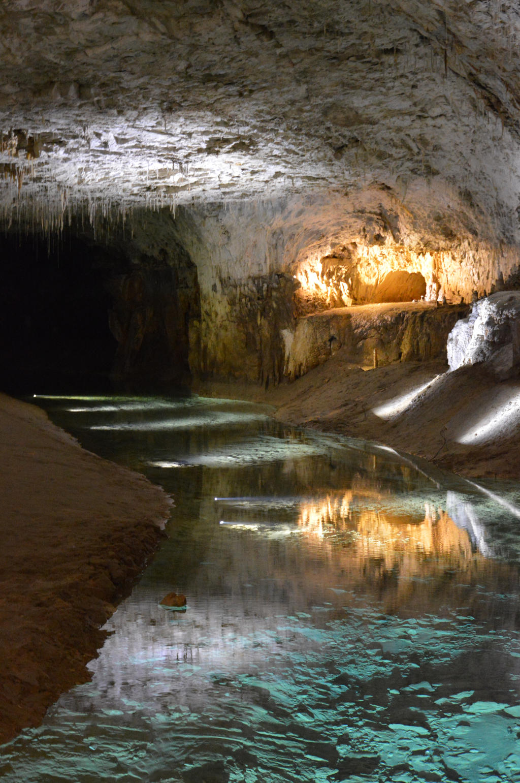 River inside the caves of Choranche 9