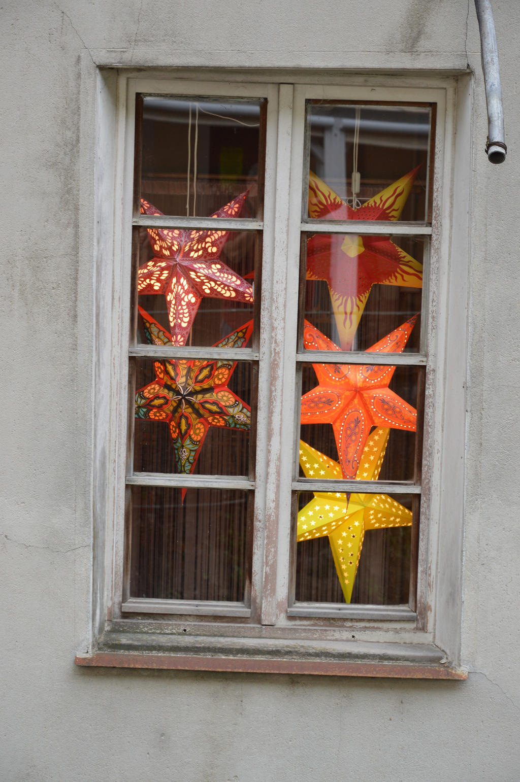 Stars in window