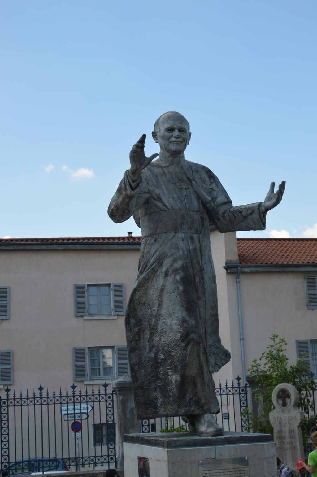 Statue of pope Jean-Paul II