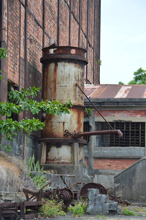 Old water citern in abandonned factory by A1Z2E3R