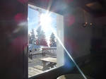 Winter rays of sunshine crossing a windowglass by A1Z2E3R