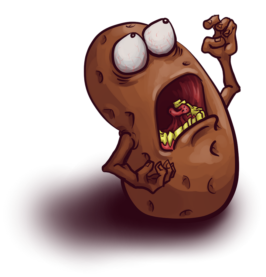 Potato Rage Face Screaming Potato by AmonFelix on DeviantArt