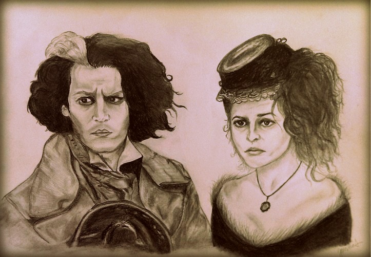 Johnny Depp and Helena Bonham Carter