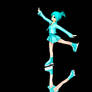 MMD Newcomer Miku ice skater DL