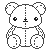 Teddy Bear Template by Kiss-the-Iconist
