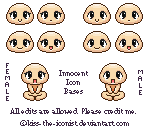 Innocent: Icon Bases by Kiss-the-Iconist