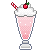 Strawberry Milkshake Icon