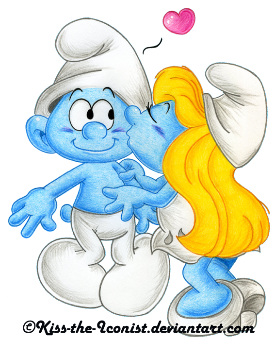 The Smurfs a Smurf in love with Smurfette by IamtherealRandyMarsh on  DeviantArt