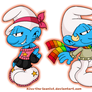 Punky and Adonis Smurf