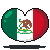 Mexican Flag Heart Icon by Kiss-the-Iconist