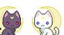 Luna and Artemis Icons