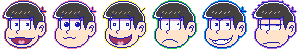 Osomatsu-san Icons