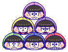 Osomatsu-san Tsum Tsum Icons