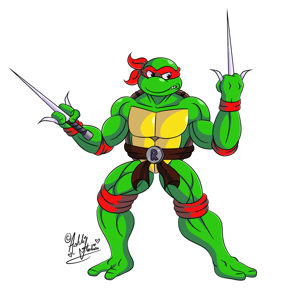 Teenage Mutant Ninja Turtles: Raphael by Kiss-the-Iconist on DeviantArt