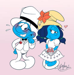 Brainy and Smurf Lily's Wedding!