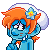 Forgetty Smurf Icon Commission by Kiss-the-Iconist