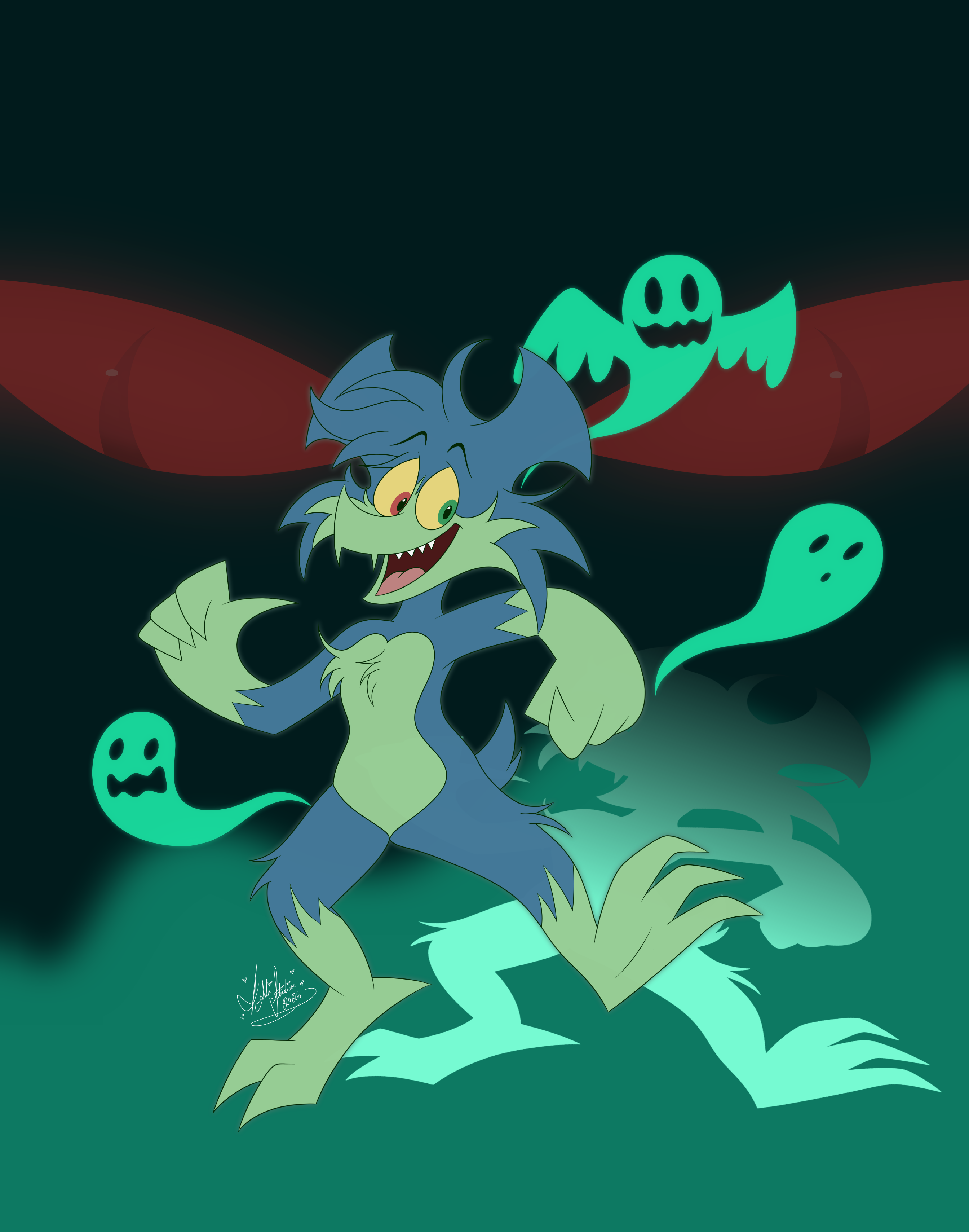 Freaky Ghost Imp Commission