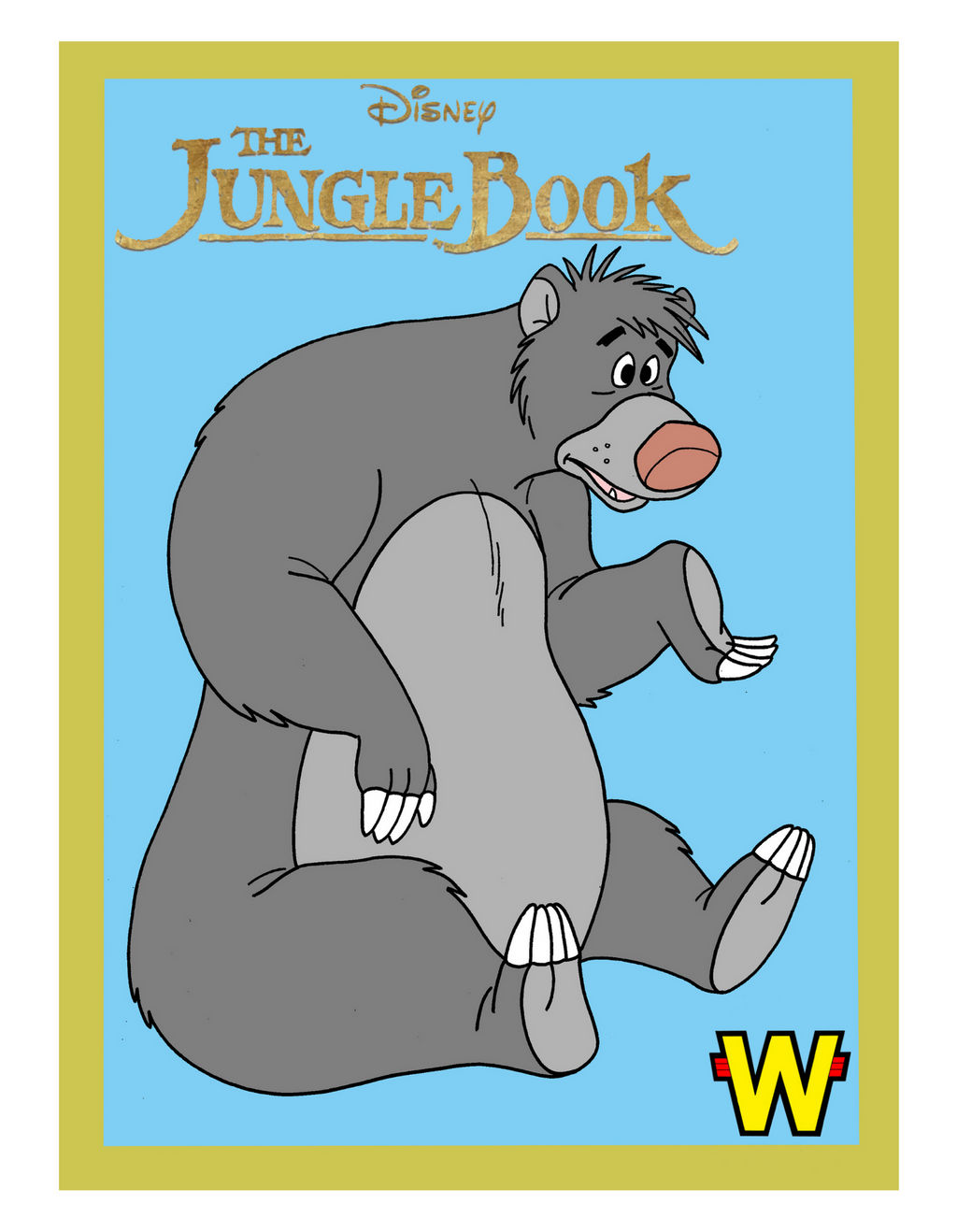 Baloo The Bear From Disneys The Jungle Book by donandron on DeviantArt