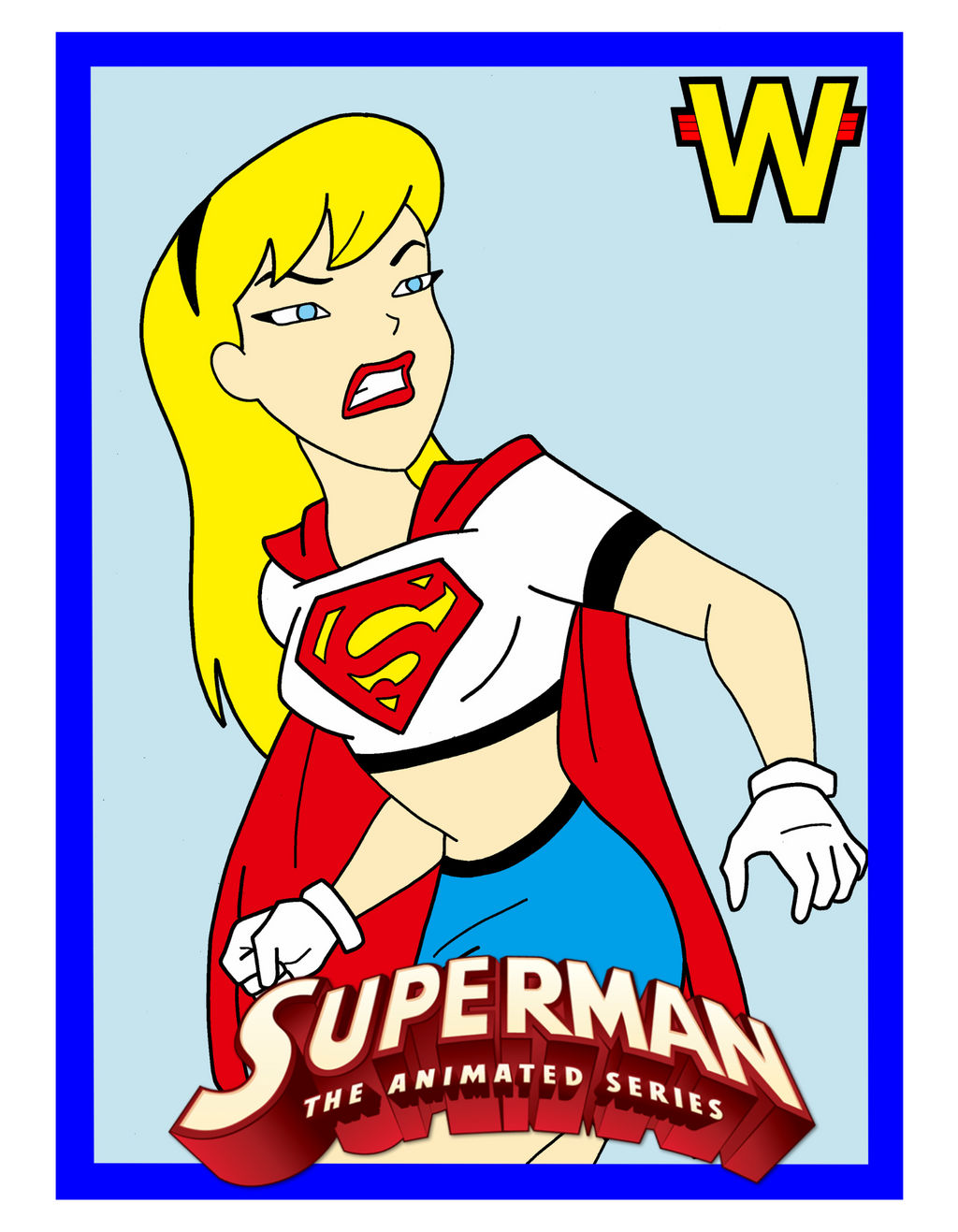 1998 Super Girl From Superman Animated Series by donandron on DeviantArt