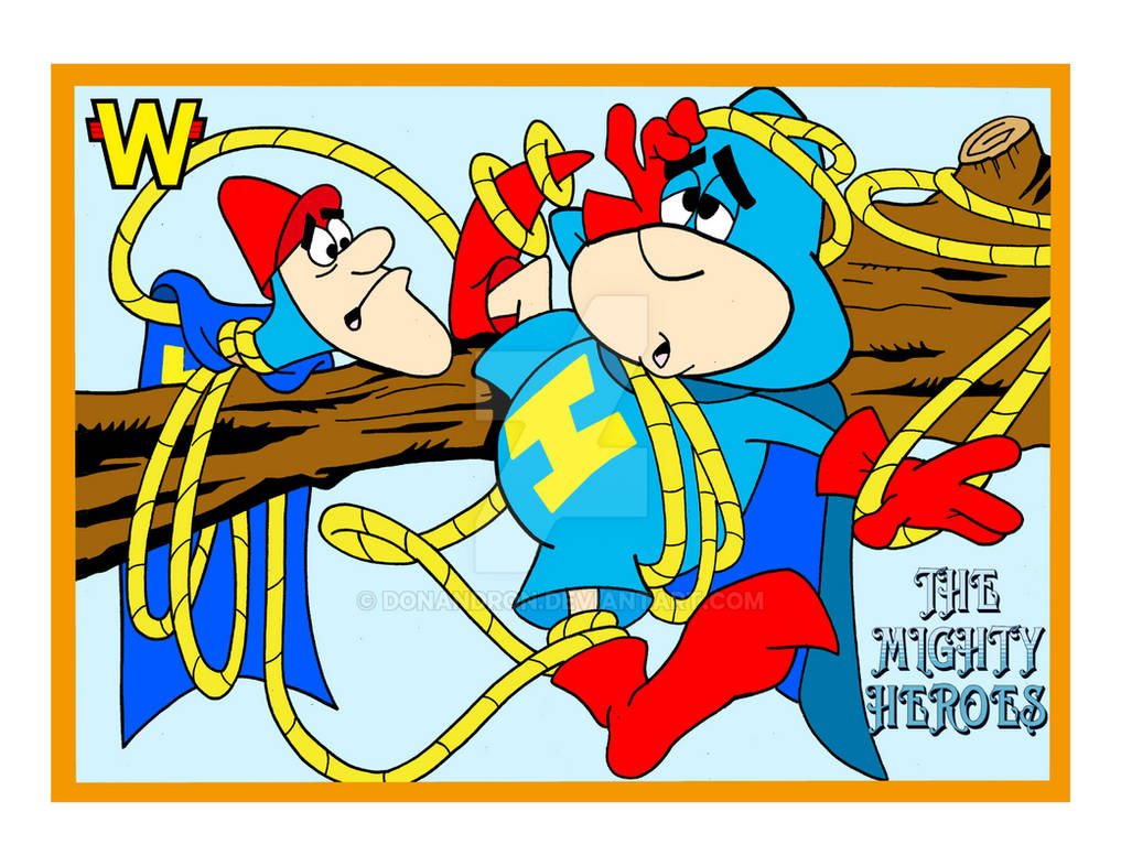 1966 Tornado Man And Rope Man Mighty Heroes by donandron on DeviantArt