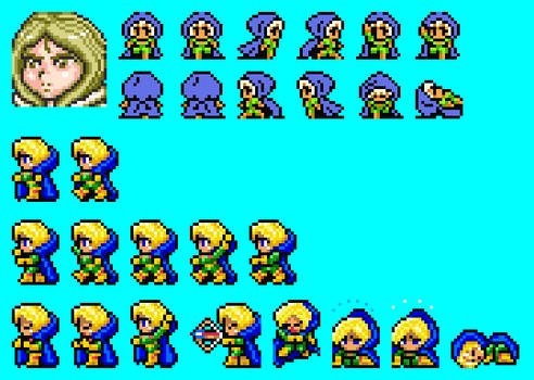 Halla-Fantasy Dwarf Spritesheet