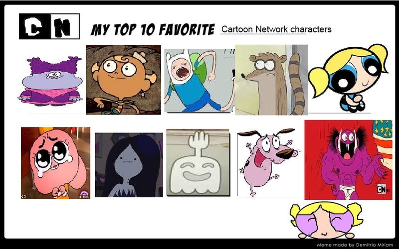 My Top 10 Cartoon Network Characters By Cartoonstar99 On Deviantart My Top 10 Cartoon Network Characters By Cartoonstar99 On Deviantart