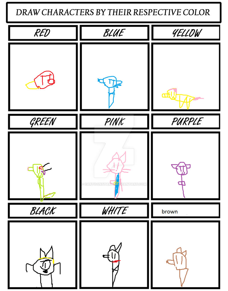 my color meme. by cartoonstar99 on DeviantArt