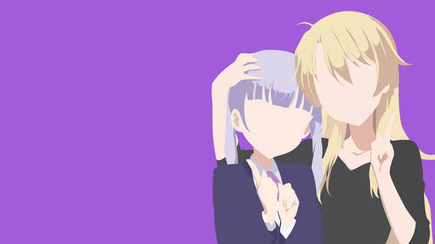 Suzukaze Aoba and Yagami Kou - New Game Minimalist