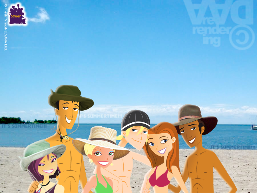 6TEEN Gang at the Beach---IT'S SUMMERTIME!!!