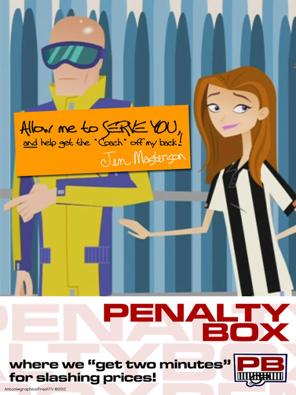 2005 PENALTY BOX Poster---UPD8'D