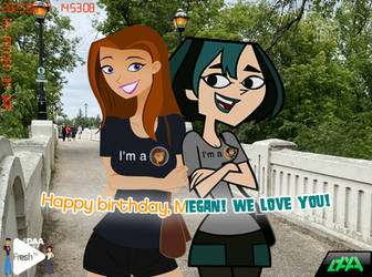 Jen + Gwen at Assiniboine Park--B'DAY WISHES! 2023