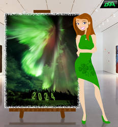 St Patrick's Day 2024 [Shamrock Aurora]