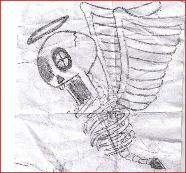 distorted skeleton angel by TechDeath on DeviantArt